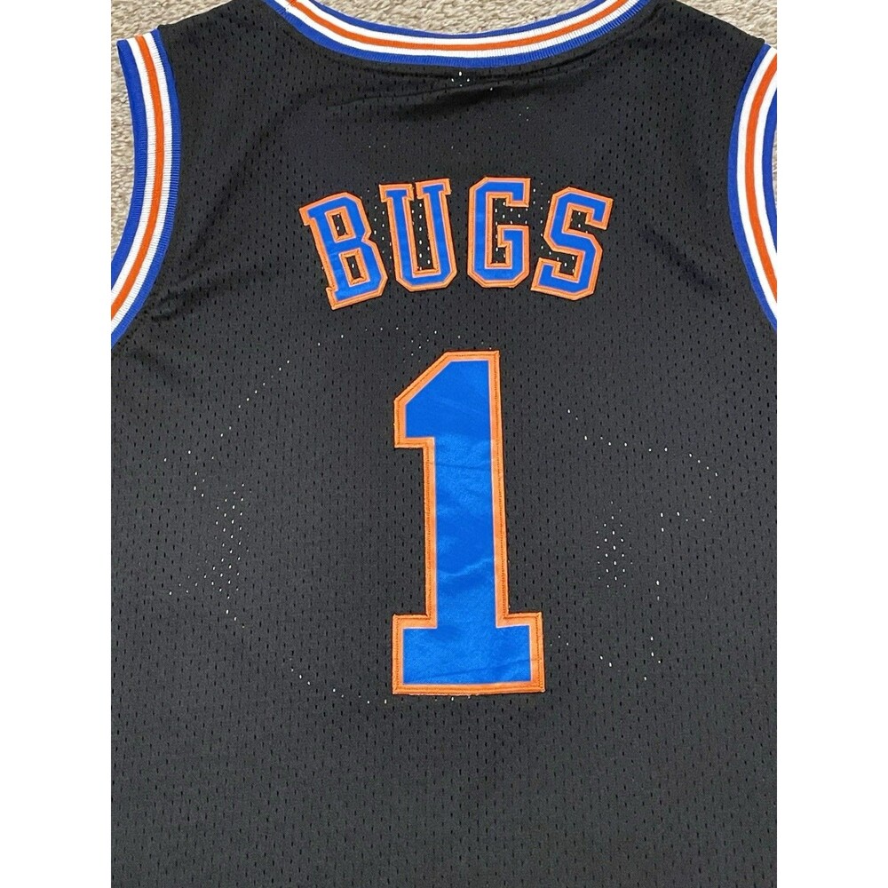 Mens Small Bugs Bunny  Basketball Jersey Stitched Space Jam 90s Jordan - Picture 3 of 4